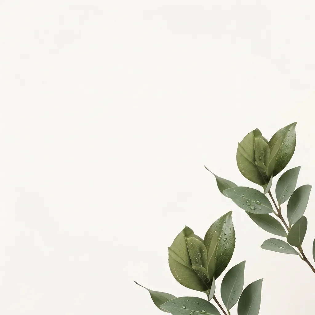 Comfort fragrance sage silk wave and leaves
