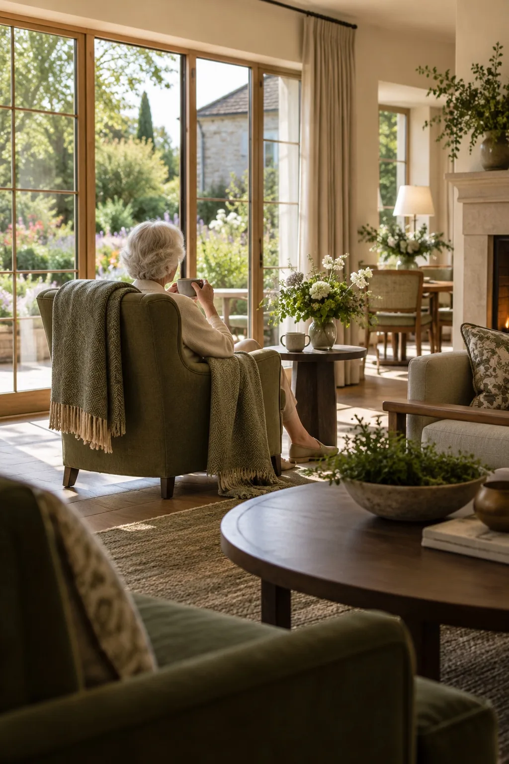 Warm, homely living environment in elderly care